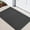 Grey, variant on Front Doormat Non Slip Outdoor Mat 24"x36", Dirt Trapper TPE Welcome Mats Outdoor Indoor Rug, Durable Easy Clean Low Profile Doormat for Garage ,Entryway ,Patio ,High Traffic Areas, Black