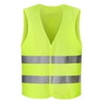 thumbnail image 3 of Reflective Clothing Vest Vest Traffic Sanitation Worker Night Reflective Jacket Car Annual Inspection Spare Reflective Jacket-tangerine, 3 of 3