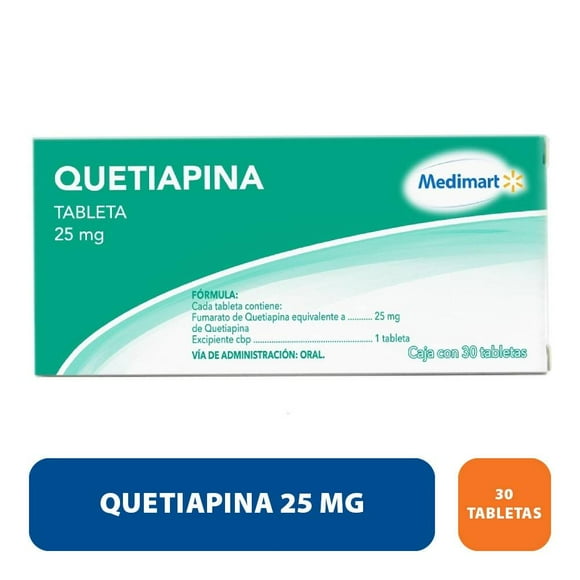 Quetiapina Medimart 30 tabletas 25 mg