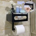 thumbnail image 3 of Dispensador de toallitas desechables, organizador de montaje en pared para baño con construcción de acero inoxidable, resistente al agua y a altas temperaturas para un fácil acceso a los productos de, 3 of 5
