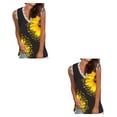 thumbnail image 1 of Sonducket Chaleco de algodón con cuello en V para mujer, jersey Sexy sin mangas, camiseta sin mangas para citas, Top de verano a la moda, ropa tipo 7 M 2piezas, 1 of 6
