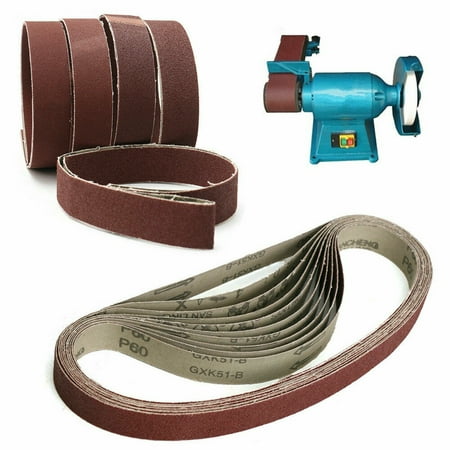 

1/5Pcs 1 X30 Sanding Belts 25X762mm Aluminum Oxide Sander Abrasive 60~1000 Grit