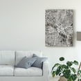 thumbnail image 3 of Trademark Fine Art 'Dallas Texas City Map Black' Canvas Art by Michael Tompsett, 3 of 4