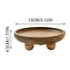 thumbnail image 4 of Bandeja de madera redonda de madera pedestal de pie decorativo para la exhibición Ounter mesa de centros de mesa de entrada de mesa de cocina de granja de mesa 1pc Características:, 4 of 7