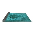 thumbnail image 2 of Ahgly Company Indoor Rectangle Oriental Light Blue Industrial Area Rugs, 5' x 7', 2 of 4