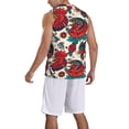 thumbnail image 2 of Naloa Chicken Basketball Jersey Reversible Men's Mesh Athletic Sports Shirts Training Practice S-4XLX-Large, 2 of 6