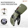 thumbnail image 2 of SAVIOR HEAT Heated Gloves for Men Heated Ski Gloves 10h Warm 7.4V 3000mAh Battery Thick Lining Waterproof Goatskin Palm Anti Loss Lanyard Outdoor Skiing Snowboarding for Winter, 2 of 7