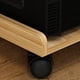 thumbnail image 5 of Ruedas giratorias de nailon con freno, 40 mm, M8, paquete de 4 (negras), 5 of 5