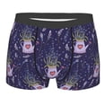 thumbnail image 4 of Goofa Lavender Flowers Printed Men's Boxer Briefs Underwear, Moisture-Wicking Underwear, Trunk,Soft and Breathable Cotton Underwear-X-Large, 4 of 9