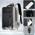 thumbnail image 3 of Waterproof Business Backpack Men USB School Backpacks 15.6 Inch Laptop Backpack Large Capacity Bagpacks for Men Back Pack Bags, 3 of 7