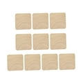 thumbnail image 4 of TABLETREANDS Hardwood Blocks 10PCS 5x5x0.5in Beige Unfinished Wood Cubes for Craft Supplies and Artists, 4 of 8