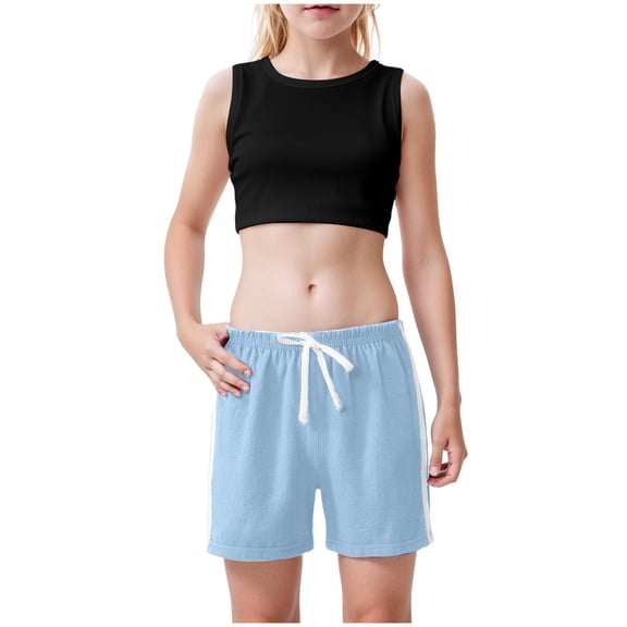 Godom Girls Athletic Shorts Running Active Kids Gym Workout Performance Shorts, Sizes 2-12 Years
