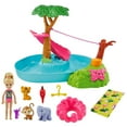 thumbnail image 1 of Barbie and Chelsea The Lost Birthday Splashtastic Pool Surprise Playset, 1 of 6