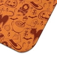 thumbnail image 5 of Halloween Spooky Icons Pattern Dish Drying Mat for Kitchen 1 Pack, Ultra Absorbent Microfiber Dishes Drainer Mats,16x18in(41x46cm), 5 of 6