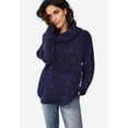 thumbnail image 3 of ellos Plus Size Chenille Turtleneck Sweater, 3 of 4