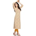 thumbnail image 3 of Rajnandini Women's Pure Cambric Cotton Jaipuri Printed Kurti (JOPLJPR61-6XL_Beige_6XL), 3 of 4