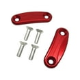thumbnail image 4 of Adaptador extensor Elevador de espejo Cola para motocicleta 2 uds Rojo Elevador de montaje de espejo, 4 of 8