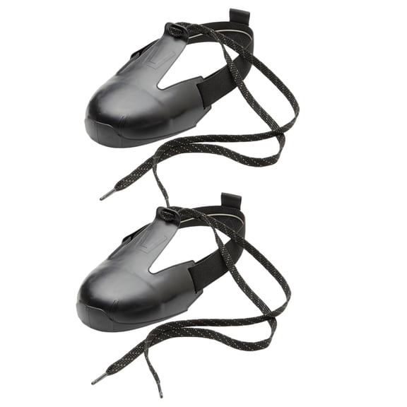 Industrial Work Shoe Toe Guards Steel Shoe Toe Covers Heavy Duty Steel Footwear Protectors with Adjustable Strap