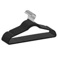 thumbnail image 2 of 50-Pack Black Velvet Hangers, 11lbs Capacity - Ultra-Thin Non-Slip Space Saving Clothes Hangers with 360° Swivel Hook for Coats, Sweaters & Silk, 2 of 11