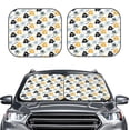 thumbnail image 2 of Vsdgher Cute Elephant Print Car Windshield Sun Shade, Reflective Sunshade Window Sunshade Sun Visor Protector Fit for Cars,Trucks,SUVs-Medium, 2 of 6