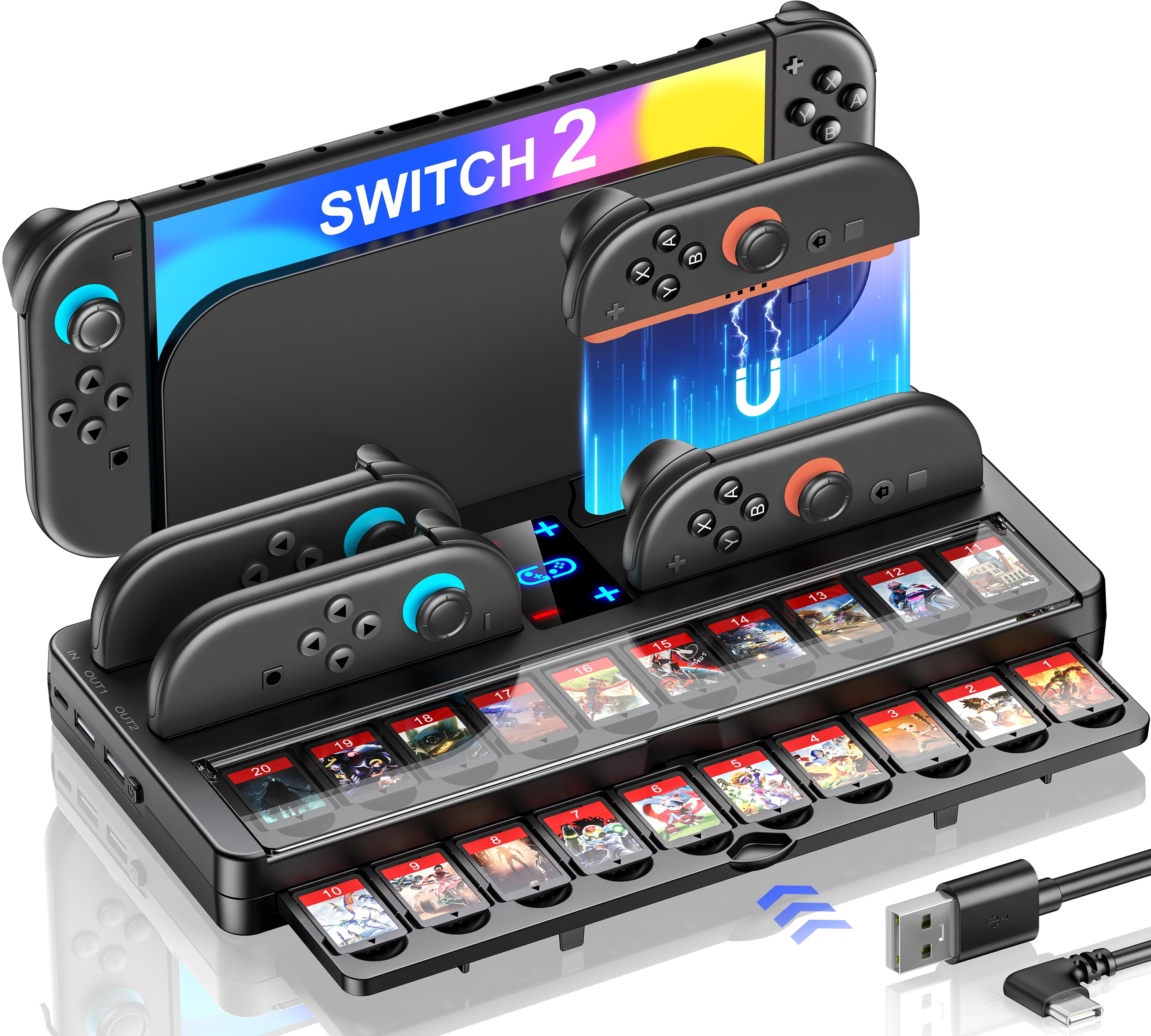 Sonic the Hedgehog Nintendo Switch Gaming Kit: Durable Travel Case