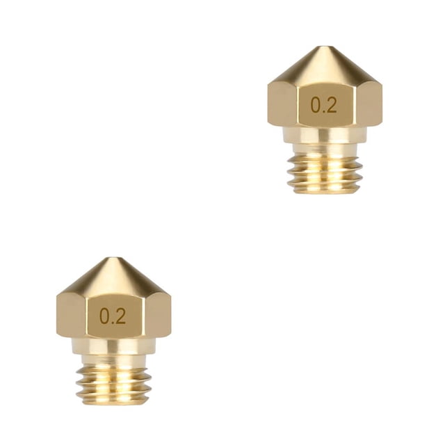 Seitruly Piezas de impresora 3D EZT3D, cabezal extrusor de boquilla Mk10, Kit de rosca M7, cabezal J, boquilla de cobre, todo inoxidable Type5 NO5