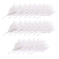 thumbnail image 3 of SWETRACE 50Pcs Realistic Pine Branches White Plastic Artificial Pine Needles for Christmas Party Decoration 3.1x2in, 3 of 8