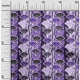 thumbnail image 2 of oneOone Cotton Jersey Purple Fabric Asian Japanese Flower Sewing Craft Projects Fabric Prints By Yard 58 Inch Wide, 2 of 4