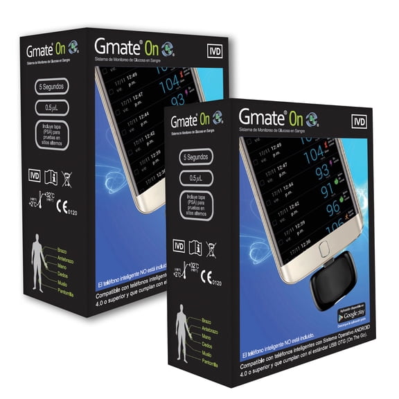 KIT 2 Glucometros GMATE ON