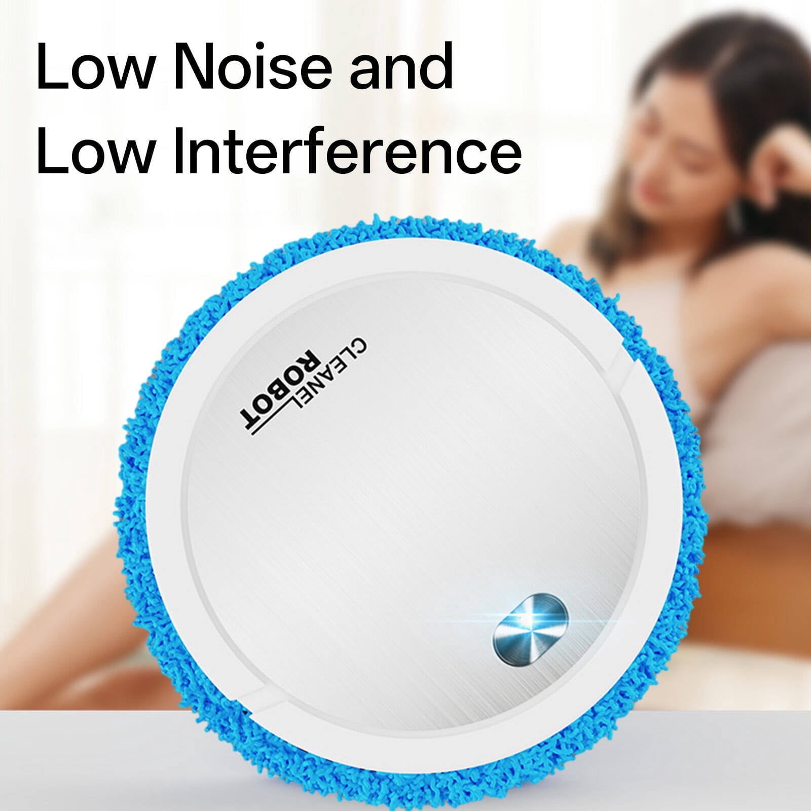 CURYMAY 2026 New Rumba Robots Vacuum,Powerful Robot Vacuum and Mop for Dry and Wet Cleaning,Slim Design Automatic Long-Lasting 1200Mah Battery Vacuum Robot for Effortless Home Maintenance,White