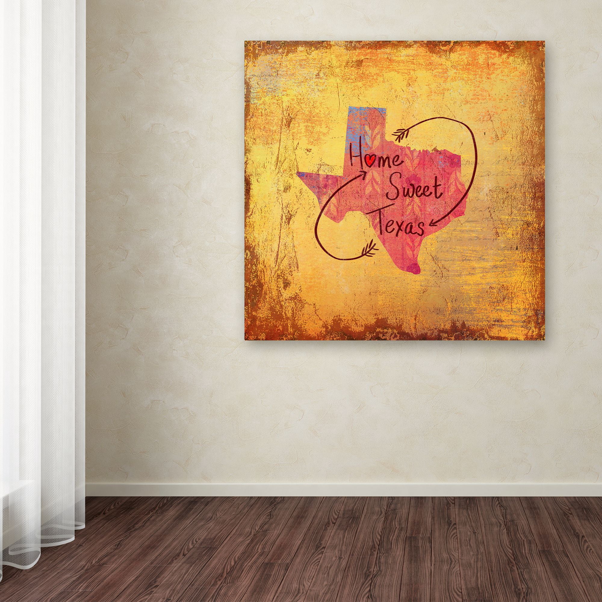 Trademark Fine Art 'Sweet Texas' Canvas Art by Art Licensing Studio