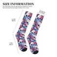 thumbnail image 2 of Picia daisy Skull red flower Printed Sports Compression Socks - 15-20mmHg Graduated Compression, High-Performance Soft and Breathable Socks for Men and Women, 2 of 5