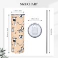 thumbnail image 5 of PAYOHTO Cute Doodle Wild Animal Kids Pattern 20 Oz Stainless Steel Mug Tumblers Cup for Men Women Insulated Slim Thin Travel Tumbler, 5 of 7