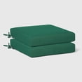 thumbnail image 3 of WestinTrends Solace Outdoor Patio Furniture Seat Chair Square Cushions Without Welt, Set of 2, 20" x 19", Green, 3 of 4