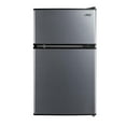 thumbnail image 1 of Arctic King 3.2 Cu Ft Two Door Mini Fridge with Freezer, Stainless Steel Look, E-star, 1 of 5
