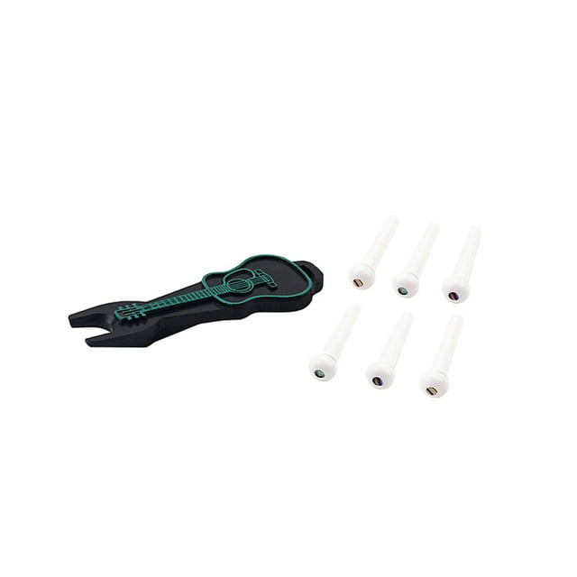Soidarity 6 uds Pin puente de guitarra H01 pieza de repuesto piezas de instrumentos accesorios de decoración de larga duración Navidad Acción Accesorios para instrumentos musicales