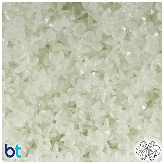 BeadTin Night Glow-in-the-Dark 10mm SunBurst Craft Beads (450pcs)