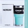 thumbnail image 3 of Vaso Térmico NORDAY de 30oz 900ml Tapa turquesa, 3 of 5