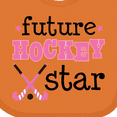 thumbnail image 4 of Inktastic Future Field Hockey Star Girls Baby Bib, 4 of 4