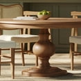 thumbnail image 4 of Maven Lane Zola Traditional Round Wooden Dining Table in Antiqued Natural Finish, 4 of 7