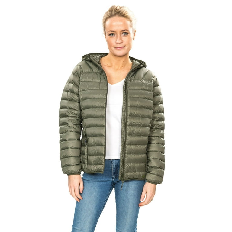 Womens packaway 2024 padded jacket