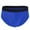 Blue, variant on MuZeFu Mens Underwear Trunks Mens Household Fallow Ventilate Polyester Underwear Solid Color Open Briefs