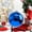 Blue, variant on 6 Inch Shatterproof Christmas Ornaments | 150mm Blue Plastic Glitter Balls for Indoor & Outdoor Holiday Decor | Commercial Grade Spherical Tree Decorations