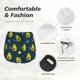thumbnail image 4 of Balery Avocado in Space Pantalones cortos deportivos para mujer con forro y dos bolsillos, elásticos, para entrenamiento, gimnasio, yoga-XX-Large, 4 of 7