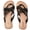 Black PU 102, variant on Women's Wide Width Flat Sandals, Flip Flop Slides Sandal Casual Strapy Sandal Slip on Summer Beach Shoes for Women.