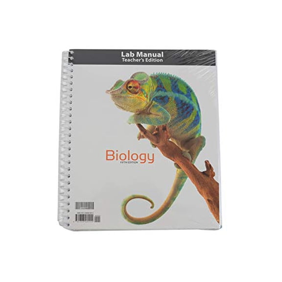 Pre-Owned BJU Press Biology Lab Manual Teacher's Edition, 5th Edition, Grade 10, 9781628560244, 162856024X, Paperback,