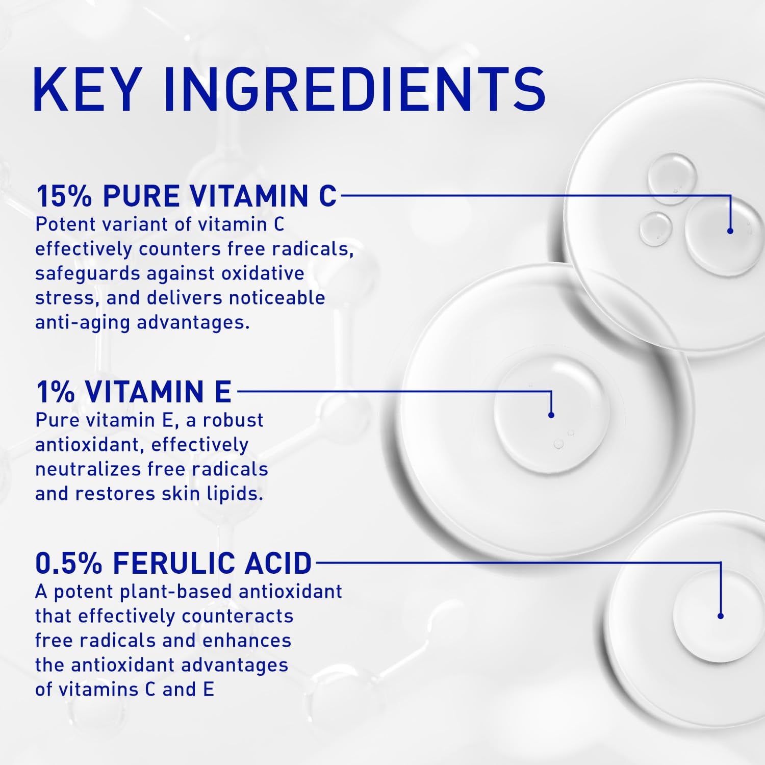 Enaskin Naturals Super C&E Ferulic Face Serum, Women’s Vitamin C Serum for Mature Skin, 1.7 fl oz
