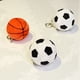 thumbnail image 2 of LLavero de peluche de 9cm para niños, muñeco de peluche de simulación de fútbol, baloncesto, regalo de cumpleaños, 2 of 4