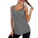 thumbnail image 1 of Camiseta de tirantes de entrenamiento holgada con cuello redondo sin mangas para mujer con, 1 of 4
