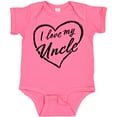 thumbnail image 3 of Inktastic I Love My Uncle in Black Chalk Heart Boys or Girls Baby Bodysuit, 3 of 5
